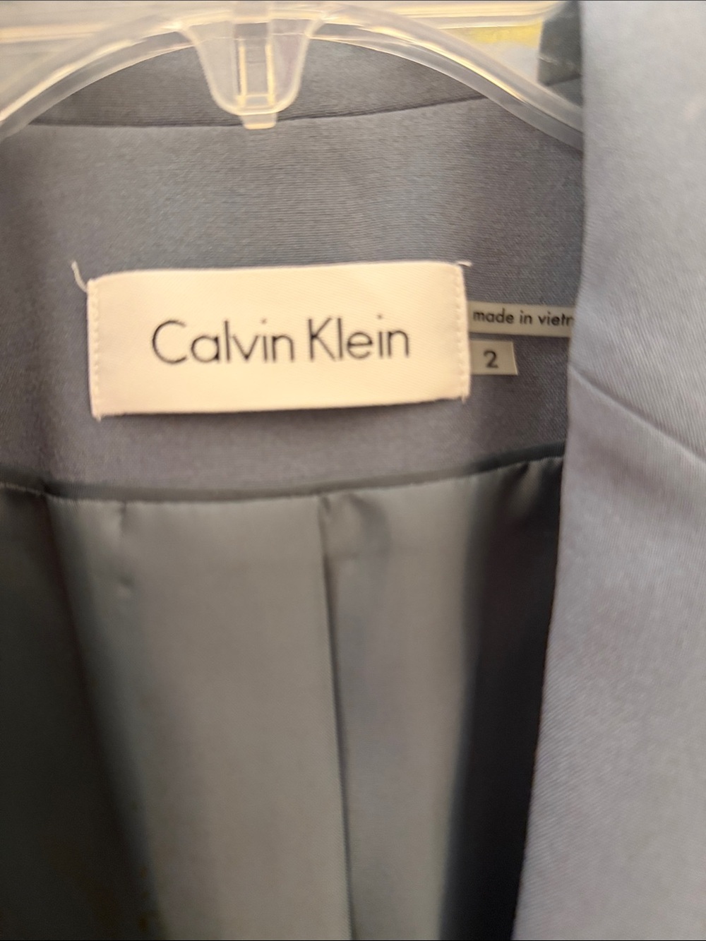 Calvin Klein Women's Soft Blue Blazer and Skirt Set size 2 - Picture 15 of 15